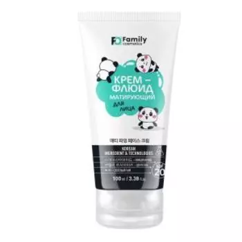 Крем-флюид для лица Family Cosmetics, 100 мл, матирующий
