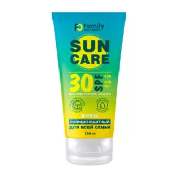 Крем солнцезащитный Family Sun для всей семьи, SPF 30, 130 мл