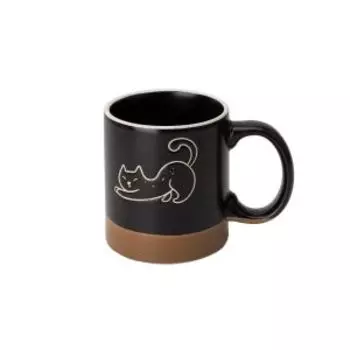 Кружка Cats Black, 280 мл, керамика