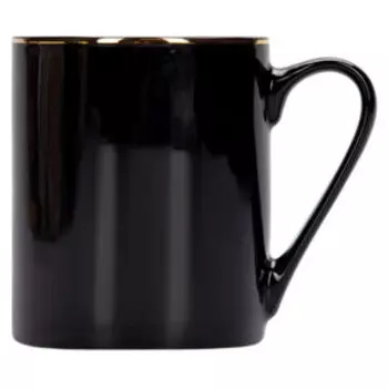 Кружка Domenik Black Gold, 330 мл, фарфор