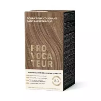 Краска-крем для волос Provocateur Couleur, 8.0 Карамель, 40/80/15 мл, безаммиачная