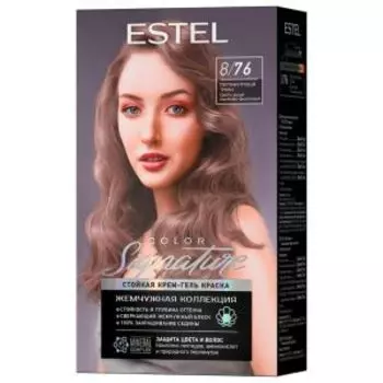 Краска крем-гель для волос Estel Signature 8/76 Перламутровый туман