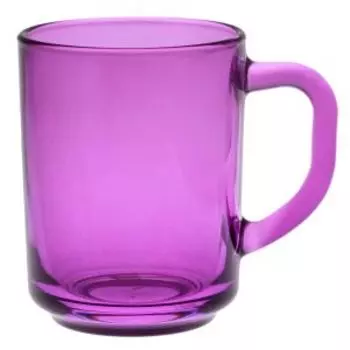 Кружка Enjoy purple, 250 мл, стекло