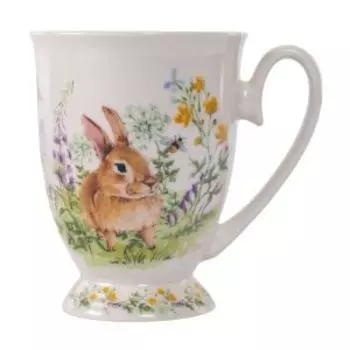 Кружка SIJ Spring bunny, 300 мл, фарфор