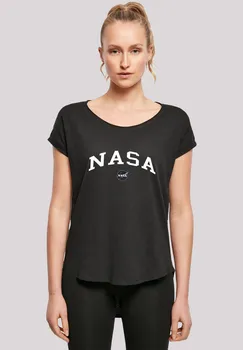 Футболка с принтом NASA COLLEGIATE LOGO F4NT4STIC, черный