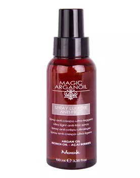 Nook Спрей для непослушных волос "Магия Арганы" Spray Lumiere Anti-Frizz, 100 мл (Nook, Magic Arganoil)