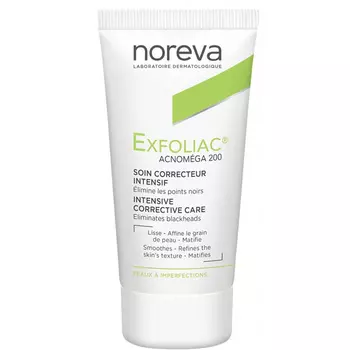 Noreva Интенсивный корректирующий крем для лица Акномега 200, 30 мл (Noreva, Exfoliac)
