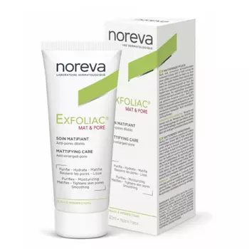 Noreva Матирующий и поросуживающий крем Mat &amp; Pore, 30 мл (Noreva, Exfoliac)