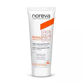 Noreva Норесан Градуал Крем с очень высокой степенью защиты SPF50+, 40 мл (Noreva, Noresun)