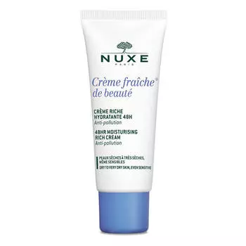 Nuxe Насыщенный увлажняющий крем для лица 48 часов Moisturising Cream 48H Anti-pollution, 30 мл (Nuxe, Creme fraiche de beaute)