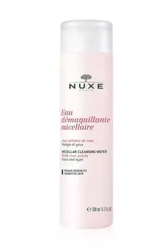 Nuxe Мицеллярная очищающая вода с лепестками роз 200мл (Nuxe, aux Petales de Rose)