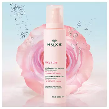 Nuxe Молочко для снятия макияжа для лица и кожи вокруг глаз, 200 мл (Nuxe, Very Rose)