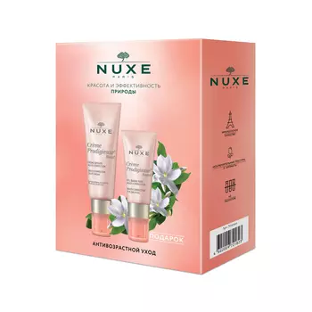 Nuxe Набор "Prodigieuse Boost": Мультикорректирующий крем для лица 40 мл + Мультикорректирующий гель для кожи вокруг глаз 15 мл (Nuxe, Creme Prodigieuse)