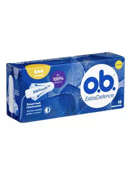 O.B. Тампоны Extra Defence Normal 16 штук (O.B., Extra Defence)