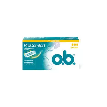 O.B. Тампоны нормал 16 штук (O.B., ProComfort)