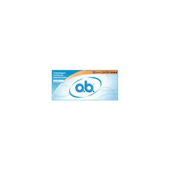 O.B. Тампоны "ориджинал супер" 32 штук (O.B., Original)