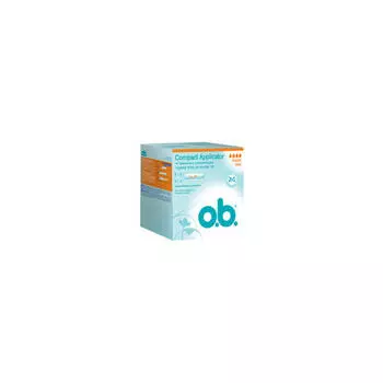 O.B. Тампоны с аппликатором супер 16 штук (O.B., Compact Applicator)