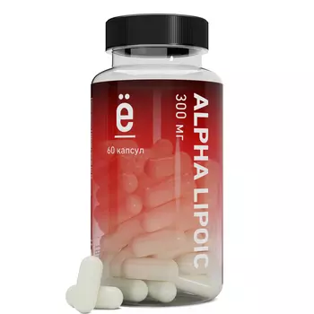 ё|батон Альфа-липоевая кислота Alpha Lipoic, 60 твердых капсул (ё|батон, )