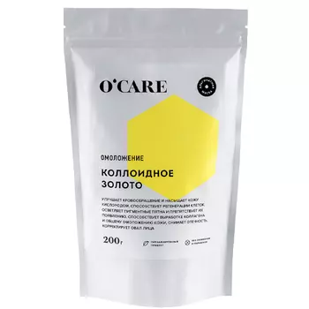O'Care Альгинатная маска с коллоидным золотом 200 г (O'Care, Альгинатные маски)