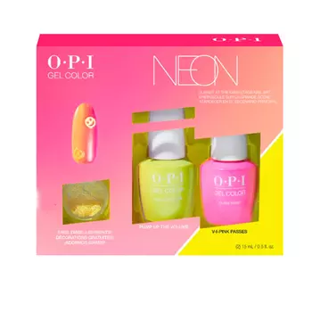 O.P.I Эксклюзивный набор для Nail Art: 2 лимитированных оттенка гель лака с декором и советами (O.P.I, )