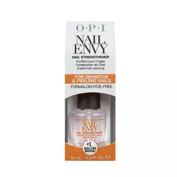 O.P.I Средство для чувствительных и слоящихся ногтей Sensitive &amp; Peeling Nail Envy 15 мл (O.P.I, Средства для лечения ногтей)