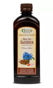 Oleos Масло Льняное 450 мл (Oleos, Пищевое масло)