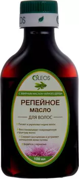 Oleos Масло репейное с эфирным маслом чайного дерева 100 мл (Oleos, Репейное масло)