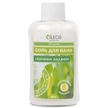 Oleos Морская соль для ванн Свободное дыхание 400 г (Oleos, Морская соль)