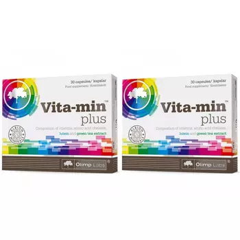 Olimp Labs Биологически активная добавка Vita-Min Plus, 1043 мг, №30 х 2 шт (Olimp Labs, Витамины и Минералы)
