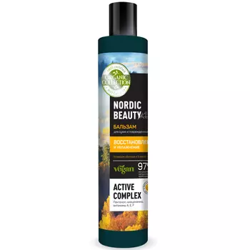 Organic Collection Бальзам для сухих и поврежденных волос "Восстановление и увлажнение", 400 мл (Organic Collection, )