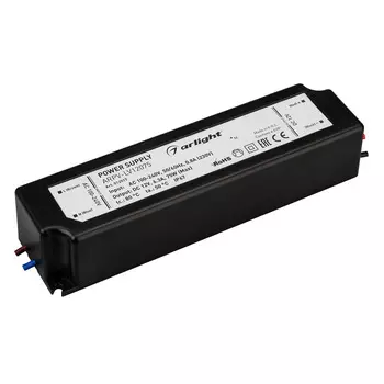 Блок питания ARPV-LV12075 (12V, 6.3A, 75W) (Arlight, IP67 Пластик, 2 года)