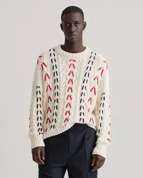 Мужской джемпер Gant, белый