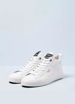 Мужские высокие кеды Pepe Jeans London (YOGI ORIGINAL BOOT PMS30789), белые