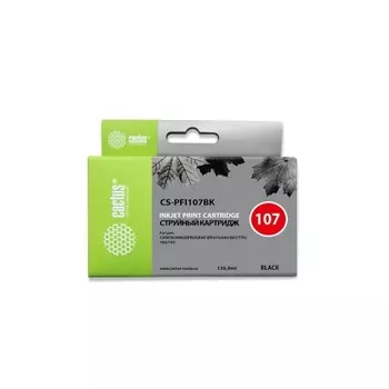 Картридж Cactus CS-PFI107BK черный