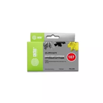 Картридж Cactus CS-PFI107Y желтый