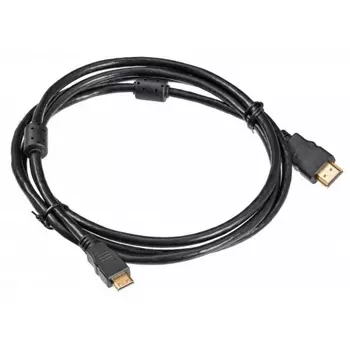 Кабель аудио-видео Buro HDMI (m)-Mini HDMI (m) 1.8м ферриткольца контакты позолото черный