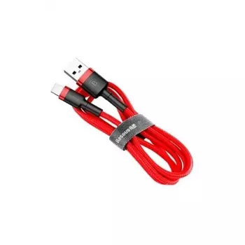 Кабель Baseus APPLE 8-pin Cafule 2.4A 0.5m Red-Black CALKLF-A19