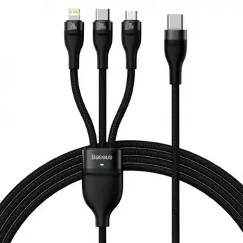 Кабель Baseus Flash Series II 1.5m Black (CASS030201)