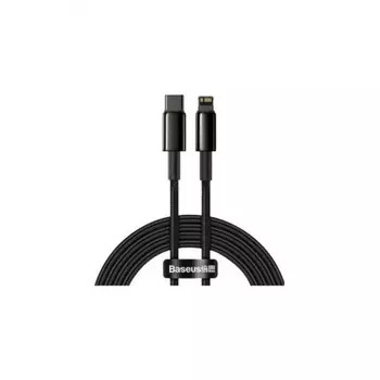 Кабель Baseus Tungsten Gold Lightning - USB Type-C 2m Black CATLWJ-A01