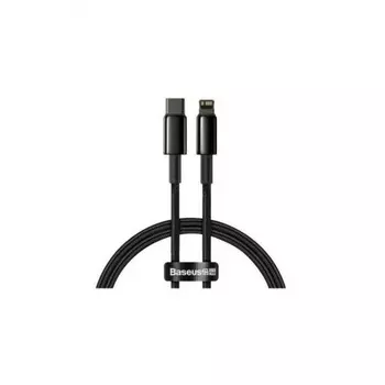 Кабель Baseus Tungsten Gold Lightning - USB Type-C 1m Black CATLWJ-01
