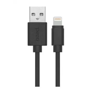 Кабель PERO DC-03 8-pin Lightning 2А 2м черный