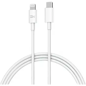 Кабель Type-C/Lightning MFi Xiaomi ZMI 150см MFI , 3A, 18W PD (AL856 White) белый