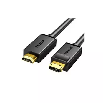 Кабель UGREEN DP101 (10203) DP Male to HDMI Male Cable. 3м. черный