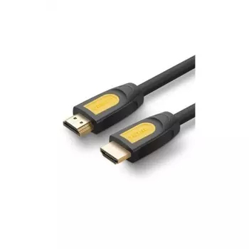 Кабель UGREEN HD101 (10130) HDMI Male To Male Round Cable. 3м . черно-желтый