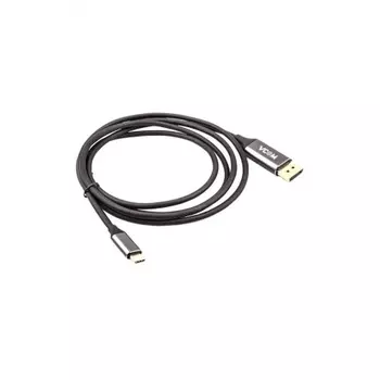 Кабель VCOM USB 3.1 Type-Cm --> DP(m) 4K@60Hz, 1.8m , Aluminium Shell, (CU422MC-1.8M)