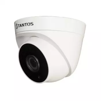 Камера видеонаблюдения IP Tantos TSi-Eeco25FP 2.8-2.8мм цв. корп.:белый/черный (00-00122952)