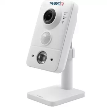 Камера видеонаблюдения IP Trassir TR-D7151IR1 1.4-1.4мм цв. корп.:белый