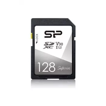 Карта памяти SD 128GB Silicon Power Superior SDXC Class 10 UHS-I U3 V30 (SP128GBSDXCV3V10)
