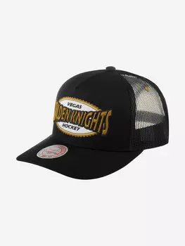 Бейсболка с сеточкой MITCHELL NESS HHSS5766-VGKYYPPPBLCK Vegas Golden Knights NHL (черный), Черный