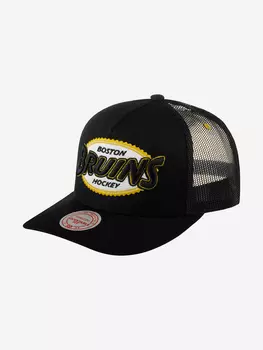 Бейсболка с сеточкой MITCHELL NESS HHSS5767-BBNYYPPPBLCK Boston Bruins NHL (черный), Черный